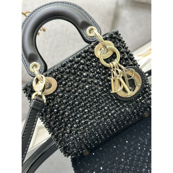 Dior Lady Mini Embroidery Colorful Bead Diamond Model: S0856